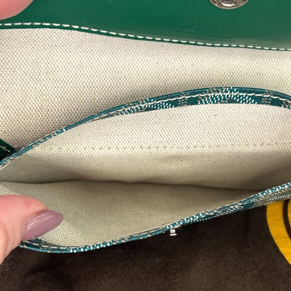 GOYARD Saint Louis PM in Green with Pouch - Picture 9 of 15